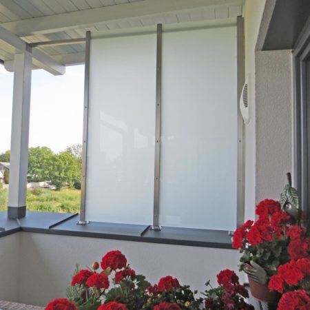 Windschutz für Balkone