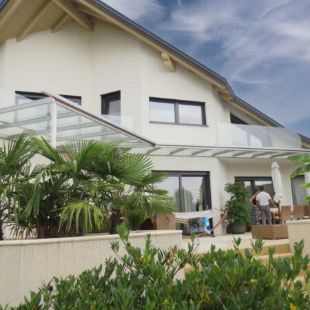 Spezialformat des Terrassendachs