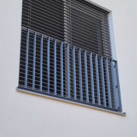 Pariser Fenster mit Flachstahl